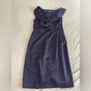 Elegant Navy Cocktail Dress